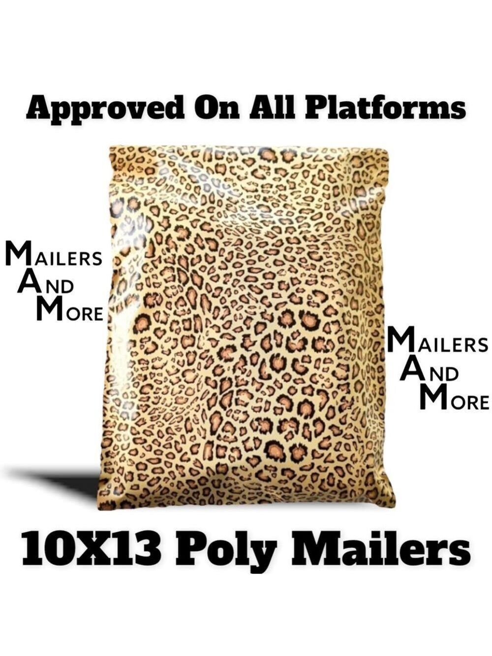 25 10X13 Poly Mailers Leopard PRICE IS FIRM - Picture 8 of 15